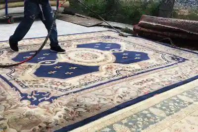 Rug Cleaning Process